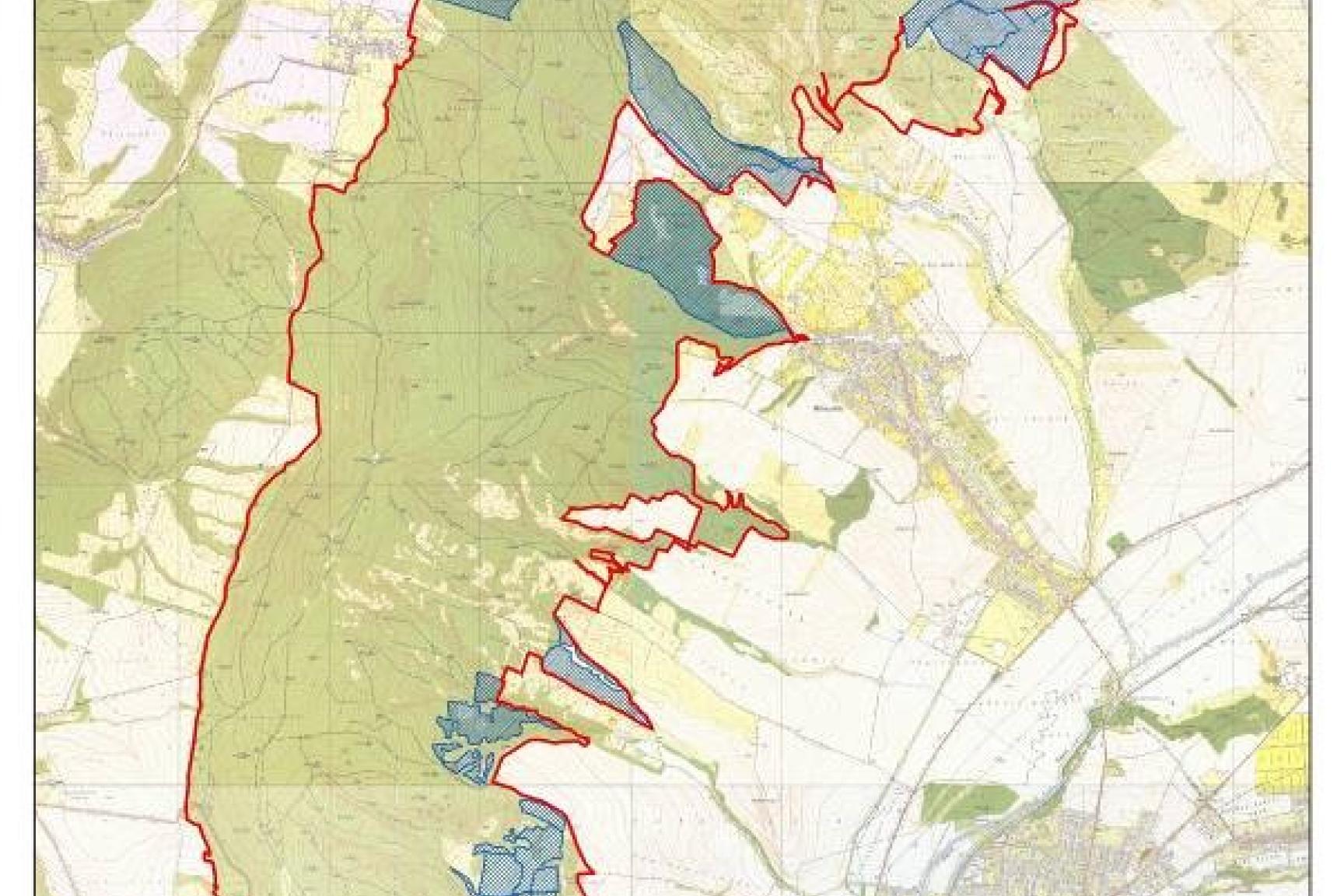5. A Bükki Nemzeti Park Igazgatóság vagyonkezelésében lévő ingatlanok térképe